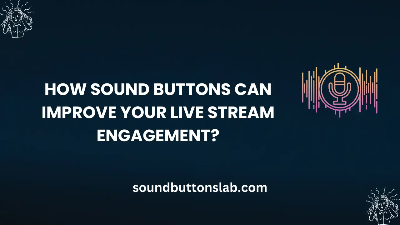 How Sound Buttons Can Improve Your Live Stream Engagement